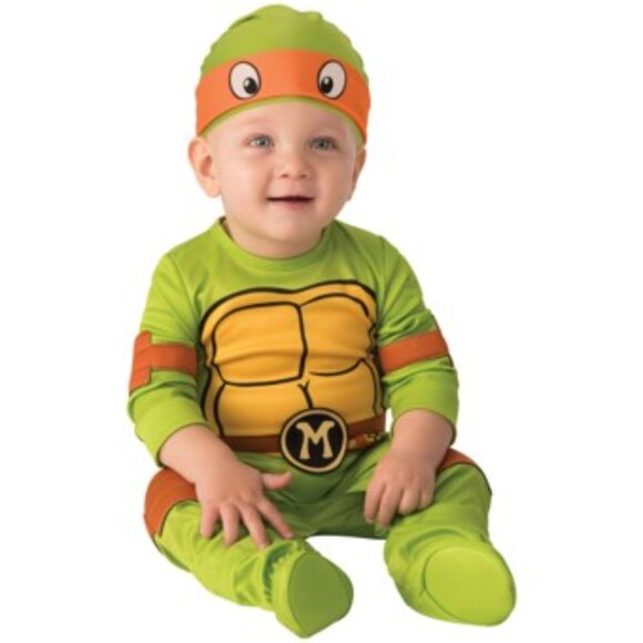 Rubies X Nickelodeon Teenage Mutant Ninja Turtles Infant Costume Sz 6-12 Mos NWT - Picture 8 of 11